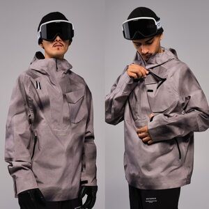 NWT Whitespace REC 2.5L Anorak Hoodie In Sand Camo Size XL Snowboarding Ski Gorp